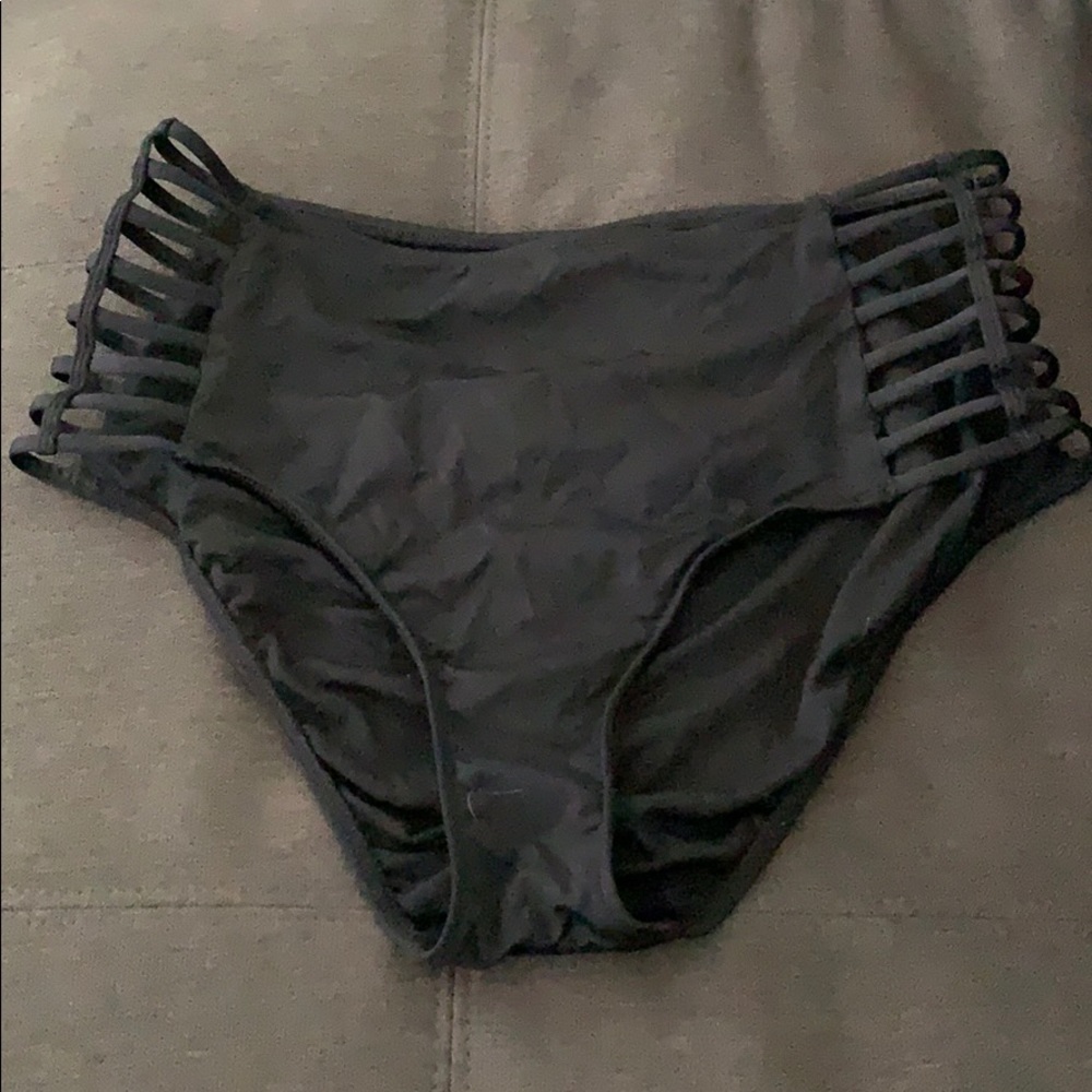 High waisted bikini bottoms